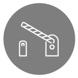 Automatic barrier icon